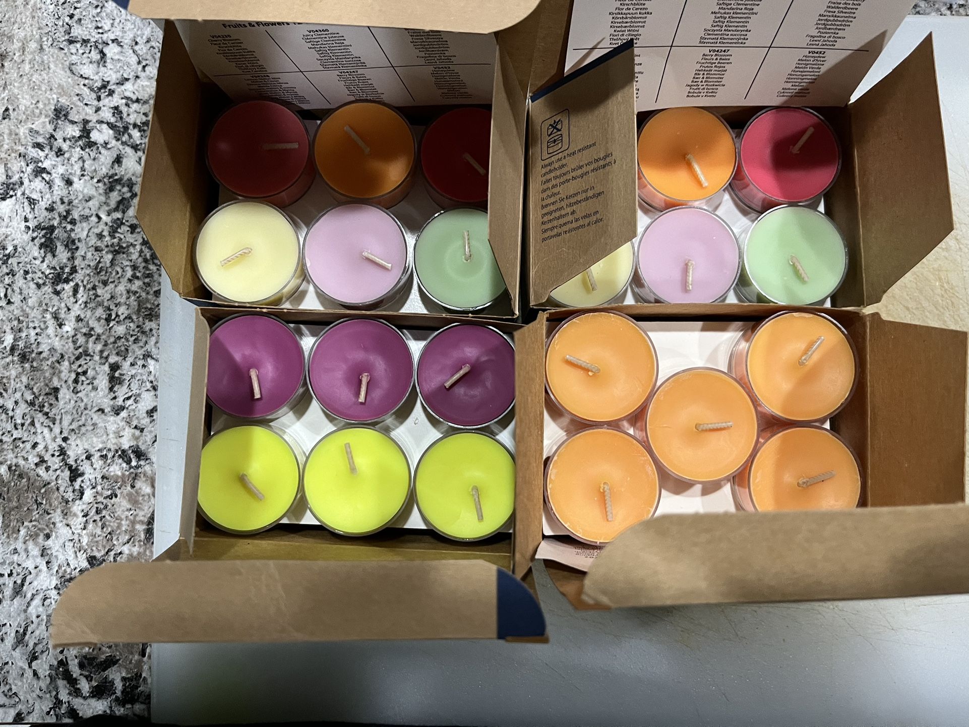 4 NIBs Partylite Tealights