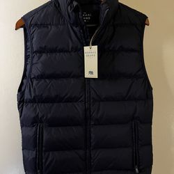 The Normal Brand Bear Puffer Vest - Small - Navy