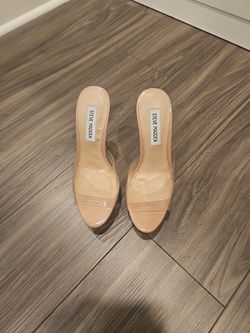 Steve Madden Designer Clear Stiletto Heel