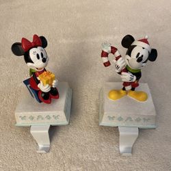 Mikey And Minnie Stocking Holders