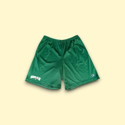 Murder Or Die Skateboards x Champion Athletic Wear Mesh Shorts Green Large 