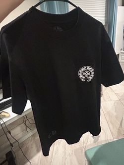 Chrome Hearts Los Angeles Black T-Shirt Cross Logo Short Sleeve Men’s