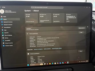 Microsoft Surface Pro 11th Edition Model 2706