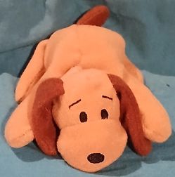 Used 1993 McDonald's TY Beanie Baby Bones the Dog.