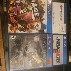 4 Ps4 Games All Great Condition 