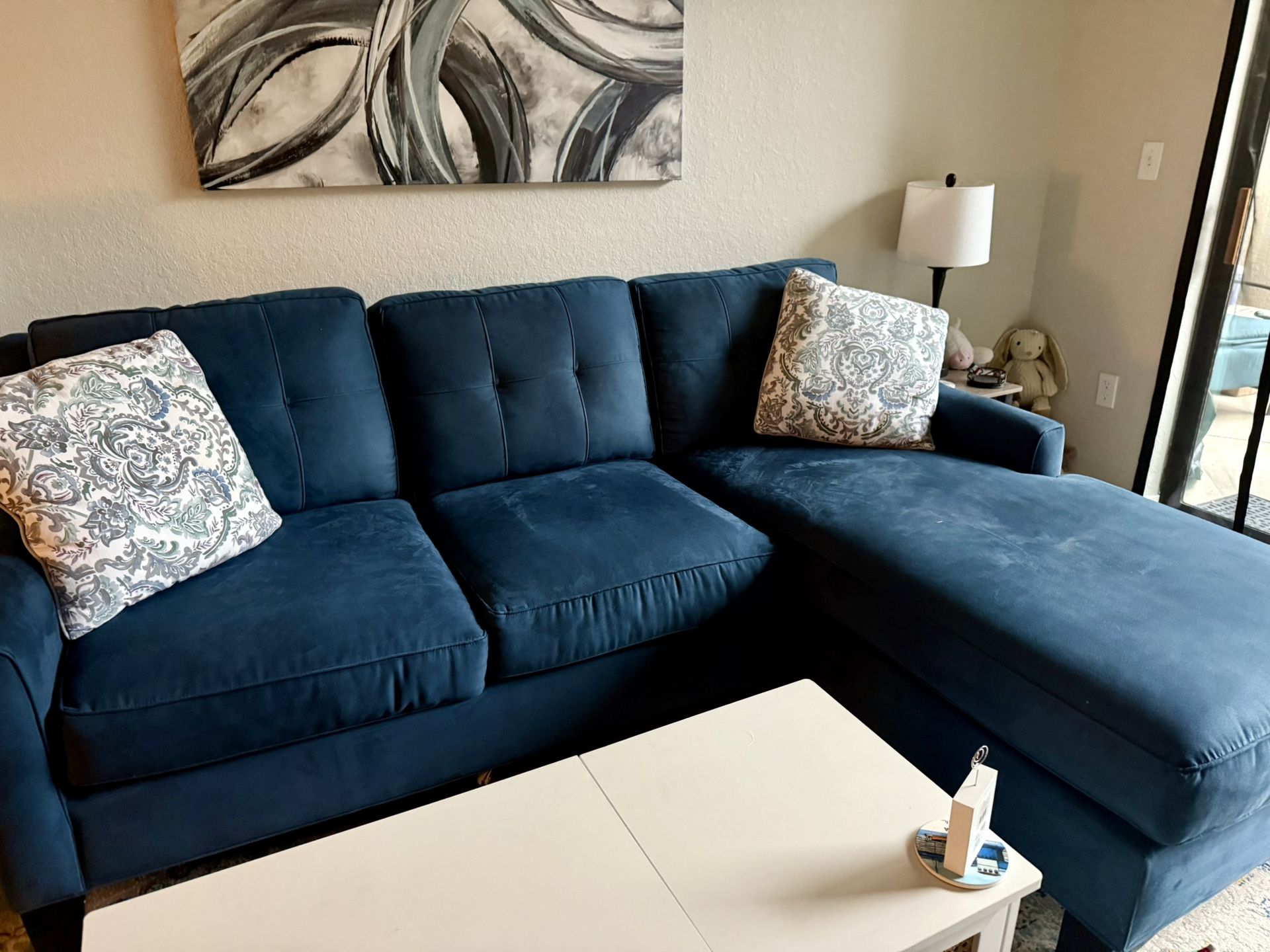 Navy Sectional Couch