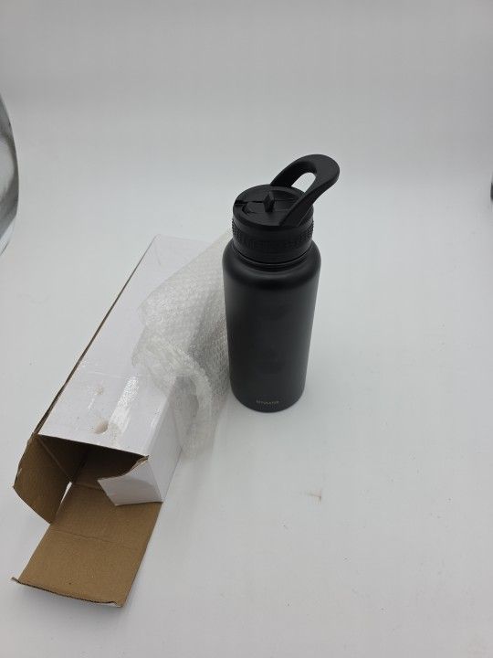 Water Bottle Insulated 32oz Straw Lid, Leak Proof, Vacuum Insulated,Stainless