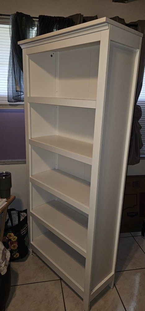White Bookshelf