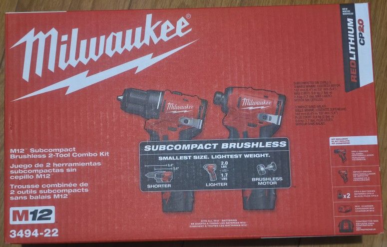 Milwaukee 12V Combo