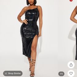 Morgan Sequin Midi Dress