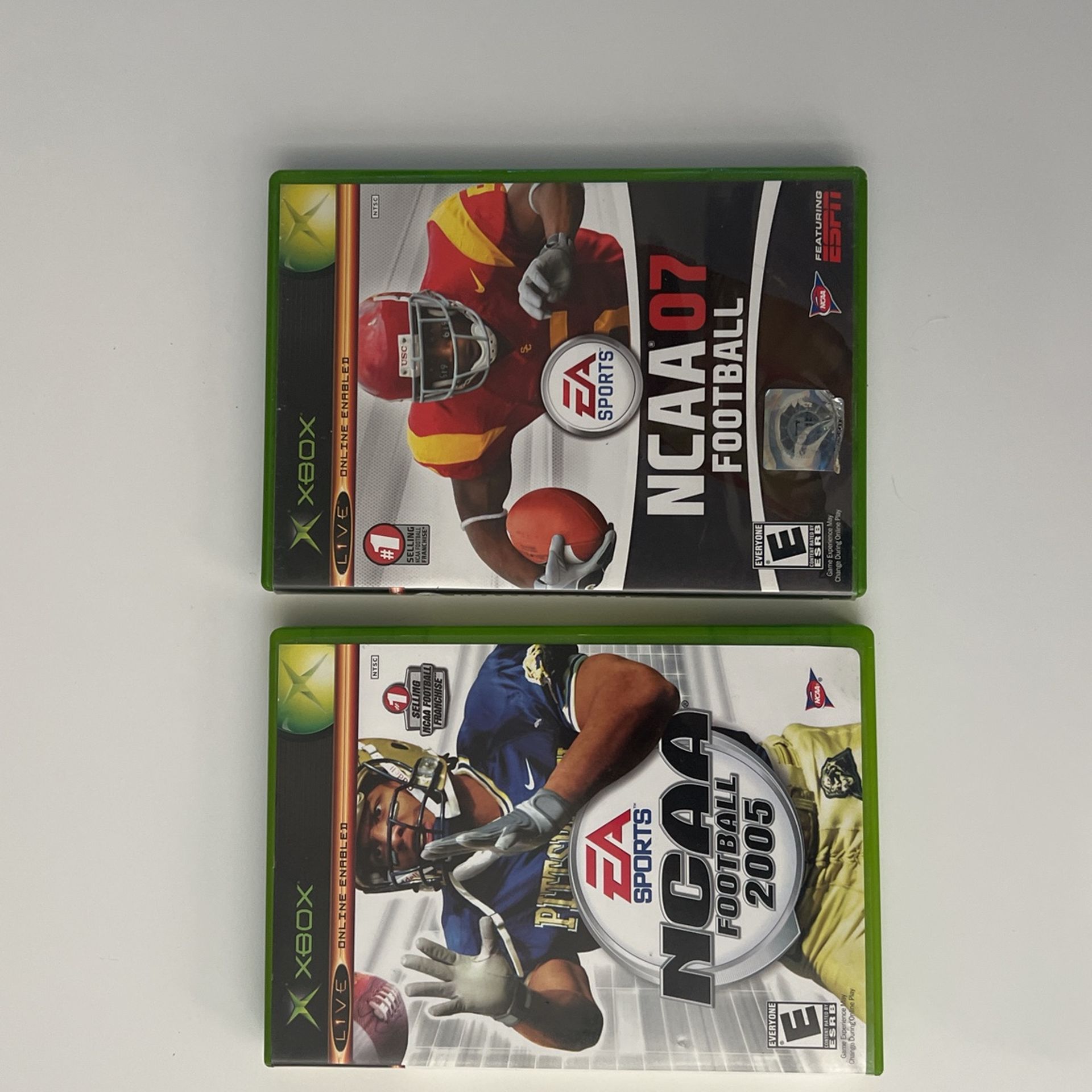 Original Xbox Games - NCAA Football 2005 And 2007 Complete -16$