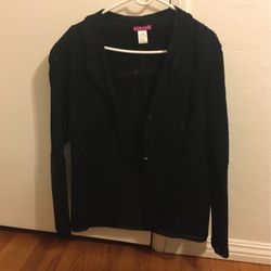 Black Medium 80% Leather Jacket