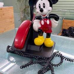 Mickey Mouse Old Telephone -working - $60