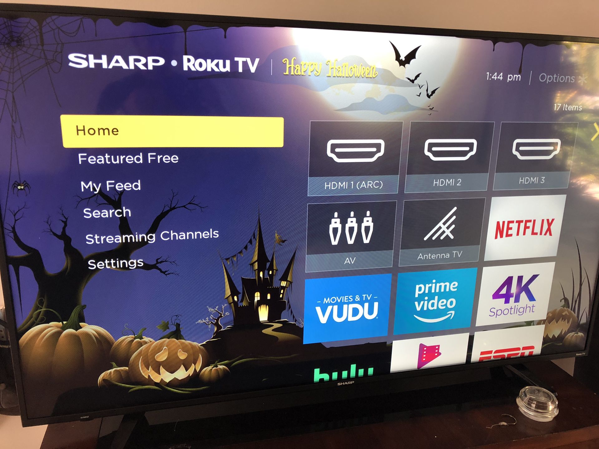 Sharp 55” ROKU Smart TV
