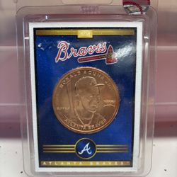 2019 Atlanta Braves Ronald Acuna Jr Bronze Coin