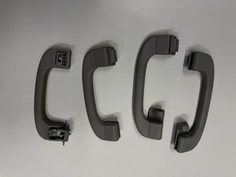 E90 BMW roof grab handles grey