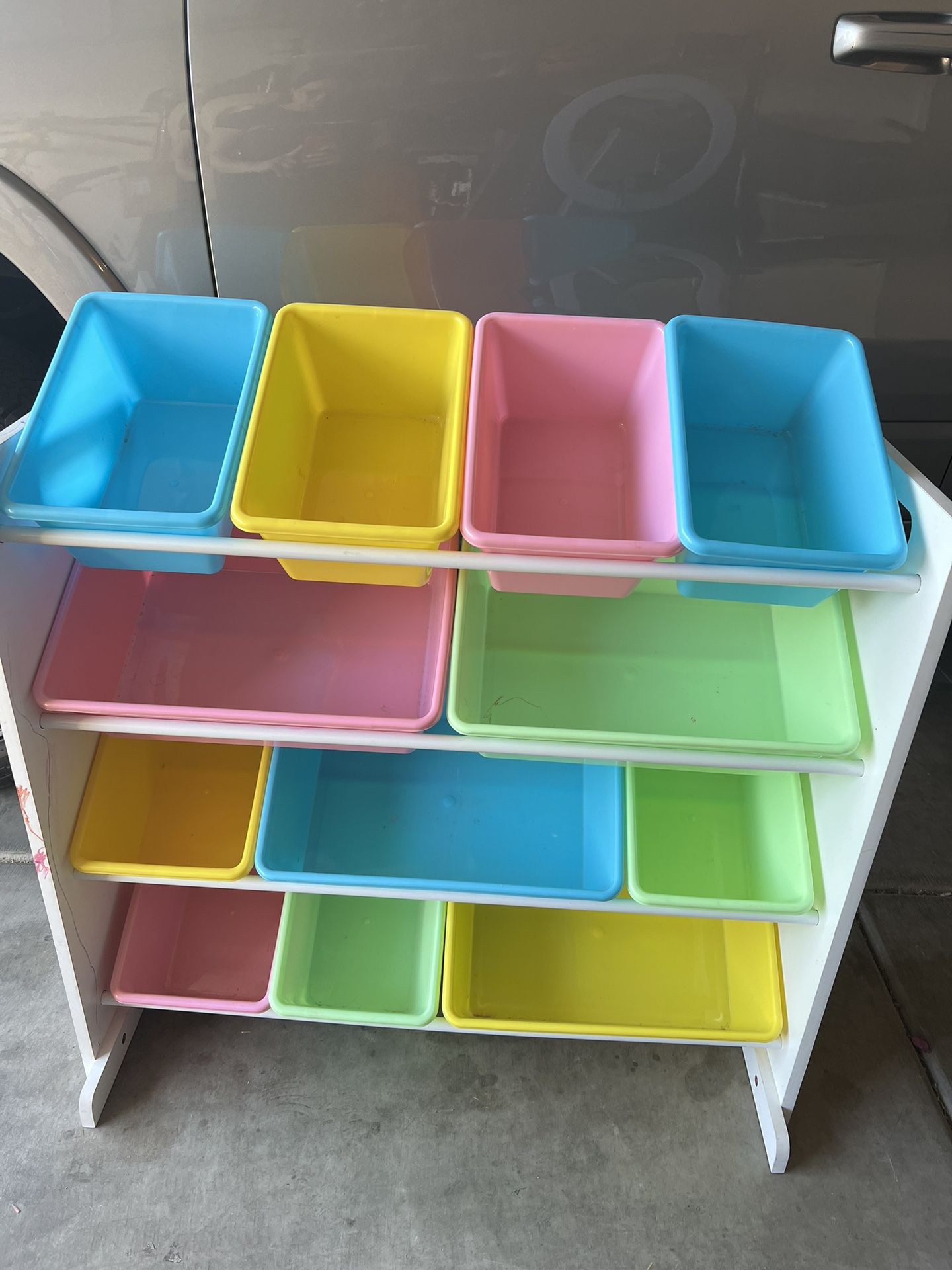 Colorful Toy Bin $20