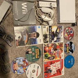 Nintendo Wii + 10 Games (hablo Espanol)