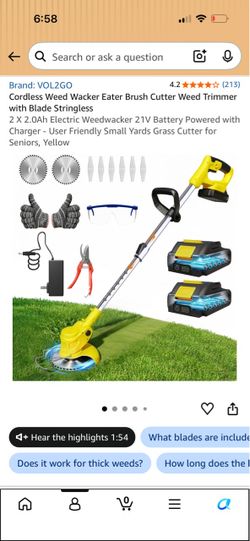 Cordless Weed Wacker