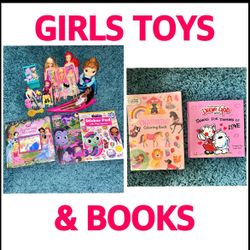 Girls toys & books