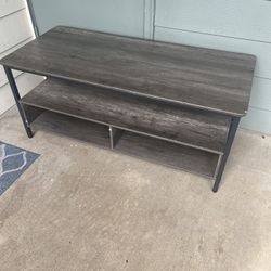 Great Great Moving Deal Great Conditions Gray Tv Stand Or End Table Almost 4 Feet Length And 2 Deep And High 