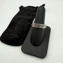 Brand New Сhrome Hearts Spacer  "Forever" 925 Sterling Silver Ring 2003 Year Gothic style Size 8,5