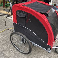 Dog Stroller 2 N 1. Dog Stroller Or bike Trailer 