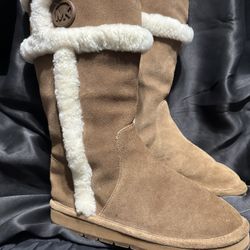 Michael Kors Suede Fur Boots 