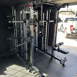 All In One Squat Rack, Functional Trainer, Smith Machine