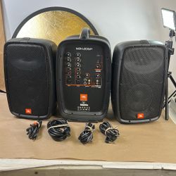 For Parts Or Repair JBL EON206P Portable 6.5 Two-Way system Detachable Powered Mixer