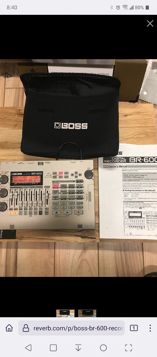 Boss Br600 Digital Recorder Never Used