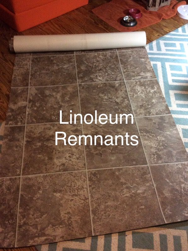 Linoleum remnants