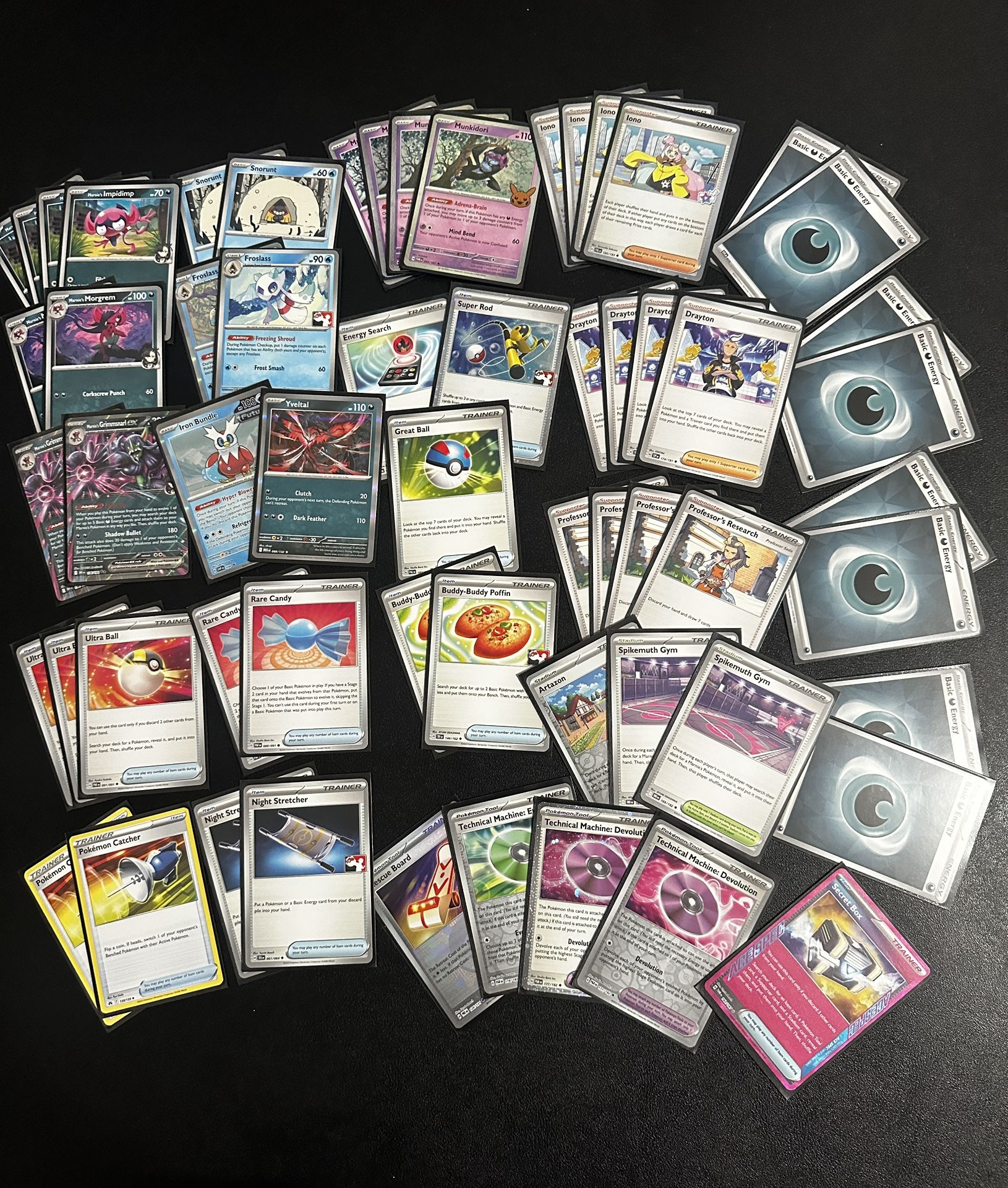 Pokemon Marnie’s Grimmsnarl Ex Deck