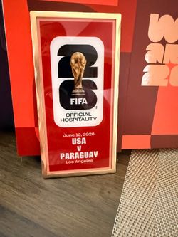 USA Vs Paraguay World Cup gold Plaque