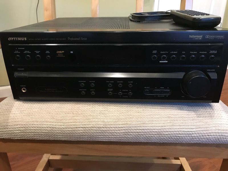 Optimus STAV-3780 5.1 channel professional series receiver