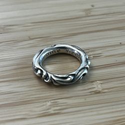 Chrome Hearts Scroll Band Ring