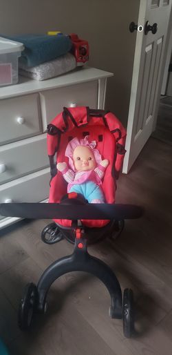 Stroller with baby doll