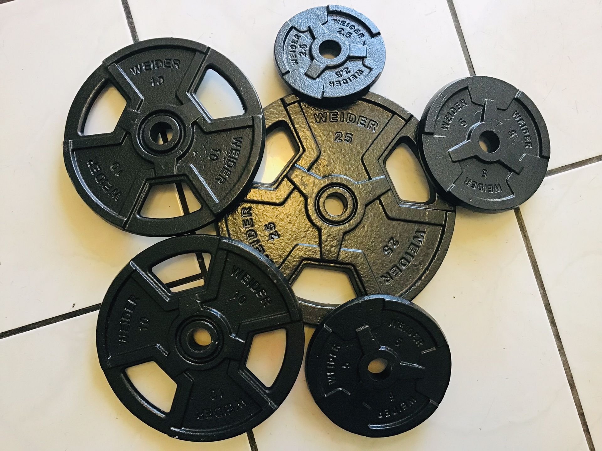 Brand New Weider Pro 395 Olympic Bench with Weight Plates, Bar and