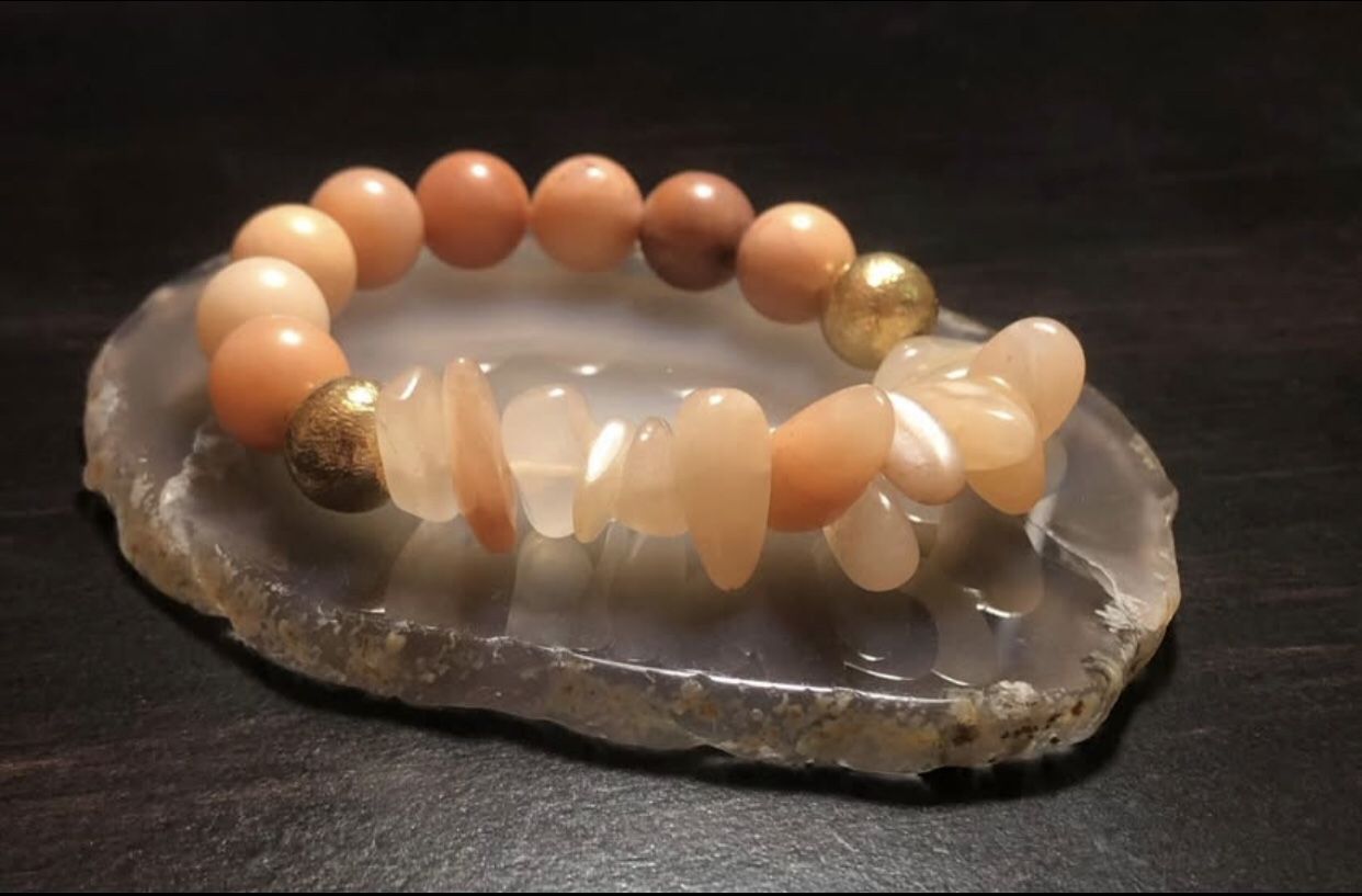 Bolivian, Pink Opal Stretch Bracelet