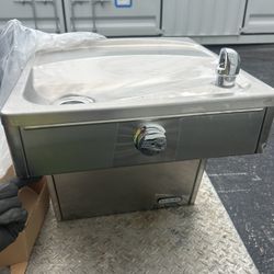 Elkay Bi Level Water Cooler Stainless 