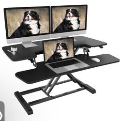 Standing Desk Converter Riser Dual Workstation