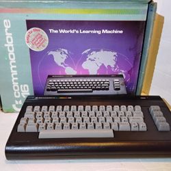 Commodore 16 C16 Vintage Home Computer In Box RARE Atari/Apple II/C64 Era