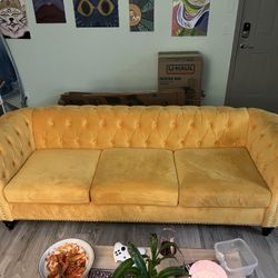 Yellow Couch Set
