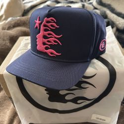 Hellstar SnapBack Navy/Pink — New 