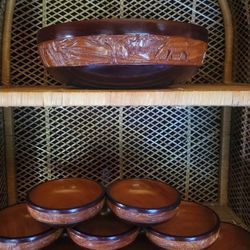 Carved Wood Bowls 