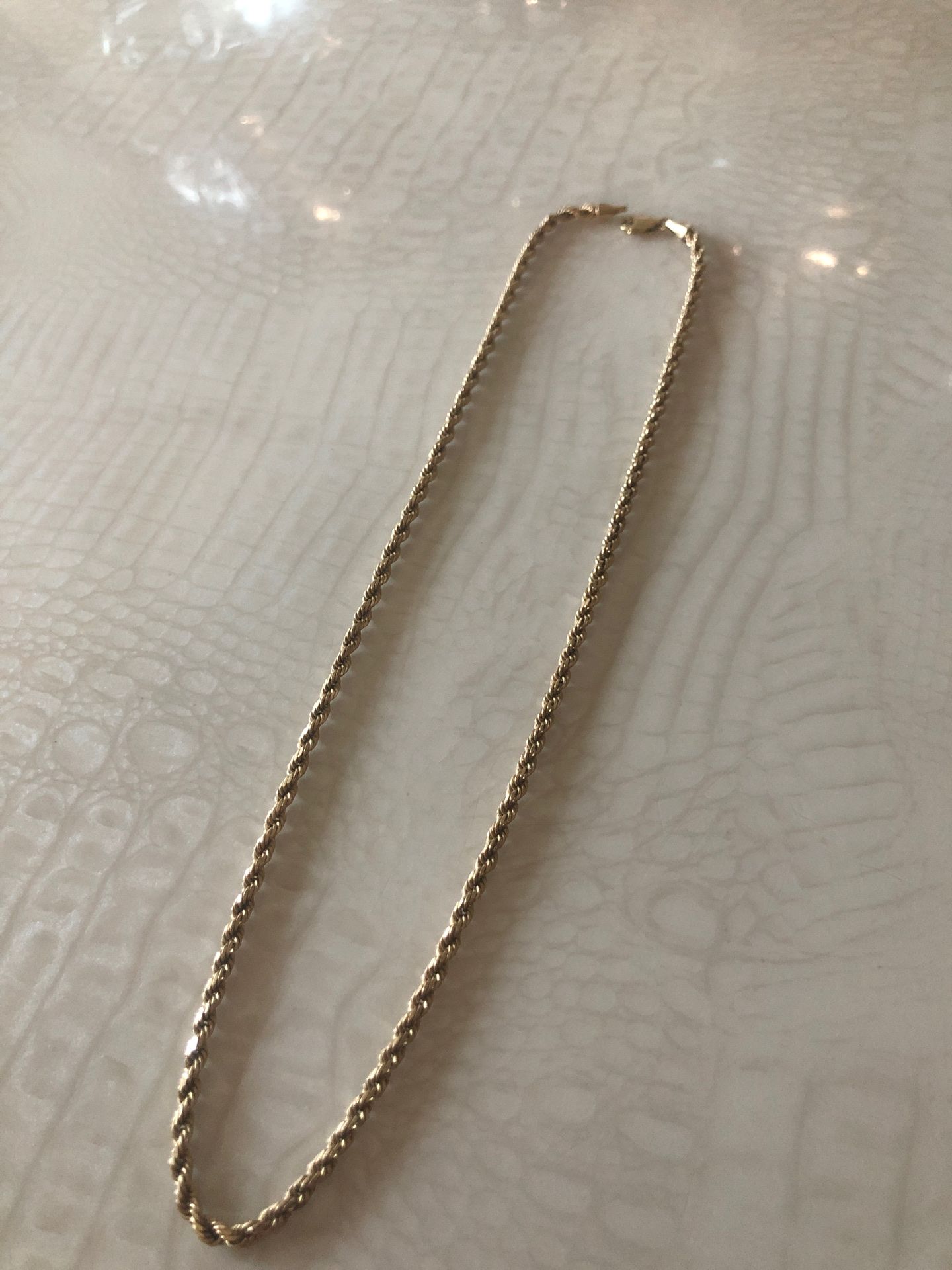 10k solid gold necklace