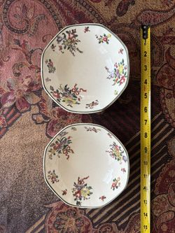 Old Leeds Sprays Bowls By Royal Doulton Made In England