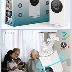 BRAND NEW IN BOX 1080P Pan/Tilt/Zoom Indoor Smart Camera Wi-Fi Viewing for Baby, Elderly, Pet, with Night Vision, Motion Detection and 2-Way 