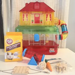 Hamster Cage With Accessories 