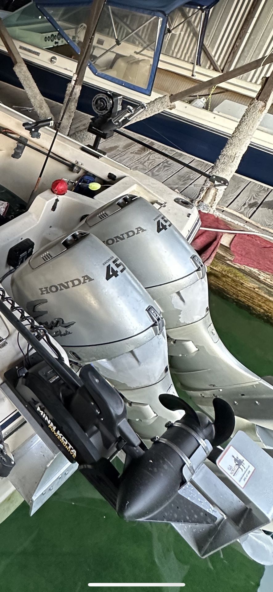 Twin honda 45 hp outboard motors for sale in west hollywood ca offerup